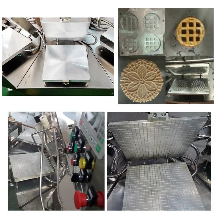 Escolha do Chef Waffle Cone Express Making Machine, Ice Cream Wafer Maker