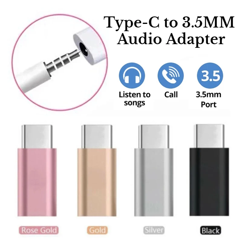 USB C타입-3.5mm 잭 변환기 미니 이어폰, 3.5 잭 Aux 케이블 오디오 어댑터, 화웨이 P20 라이트 메이트 20 샤오미