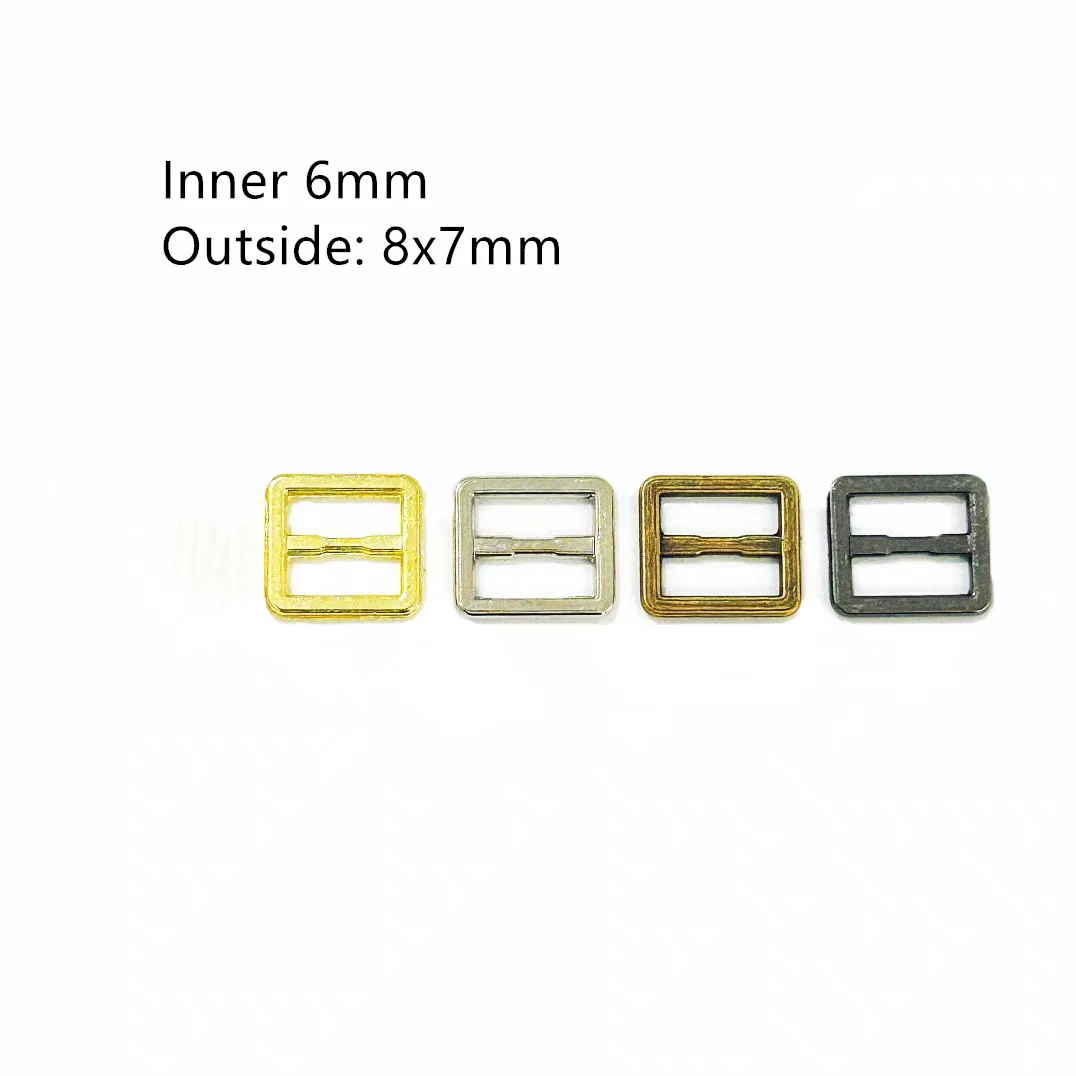 30pcs 3-6mm Mini Buttons Ultra-small Metal Buttons Belt Buckle Doll Bags Shoes DIY Doll Button Doll Clothes Accessories