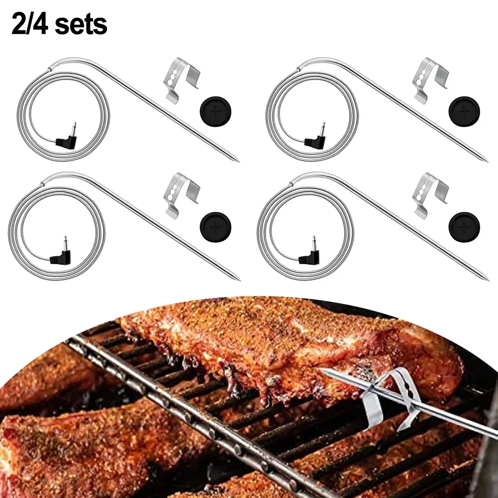 

9004190170 Meat Probes Compatible For Gravity Series 560/800/1050 Cooking Thermometer Probe Sensor Stainless Steel Garden Tools