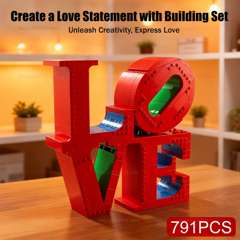 Blocs de construction d'amour, édition de collection, modèle Compatible Express Love Romance, coffret cadeau pour filles et enfants, fête d'anniversaire et de vacances, nouvelle collection