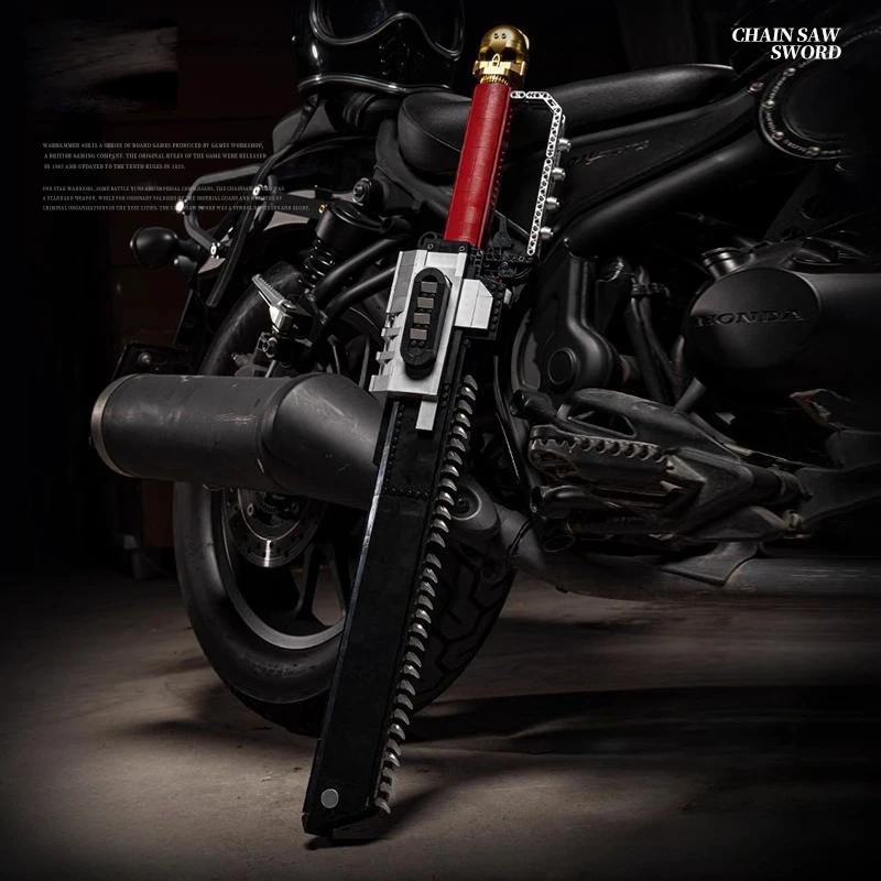 40 K لعبة سلاسل محيطية اللبنات دليل التجميع الأسلحة نموذج مع قاعدة مكتب تحصيل حلية الصبي لعبة هدية #5