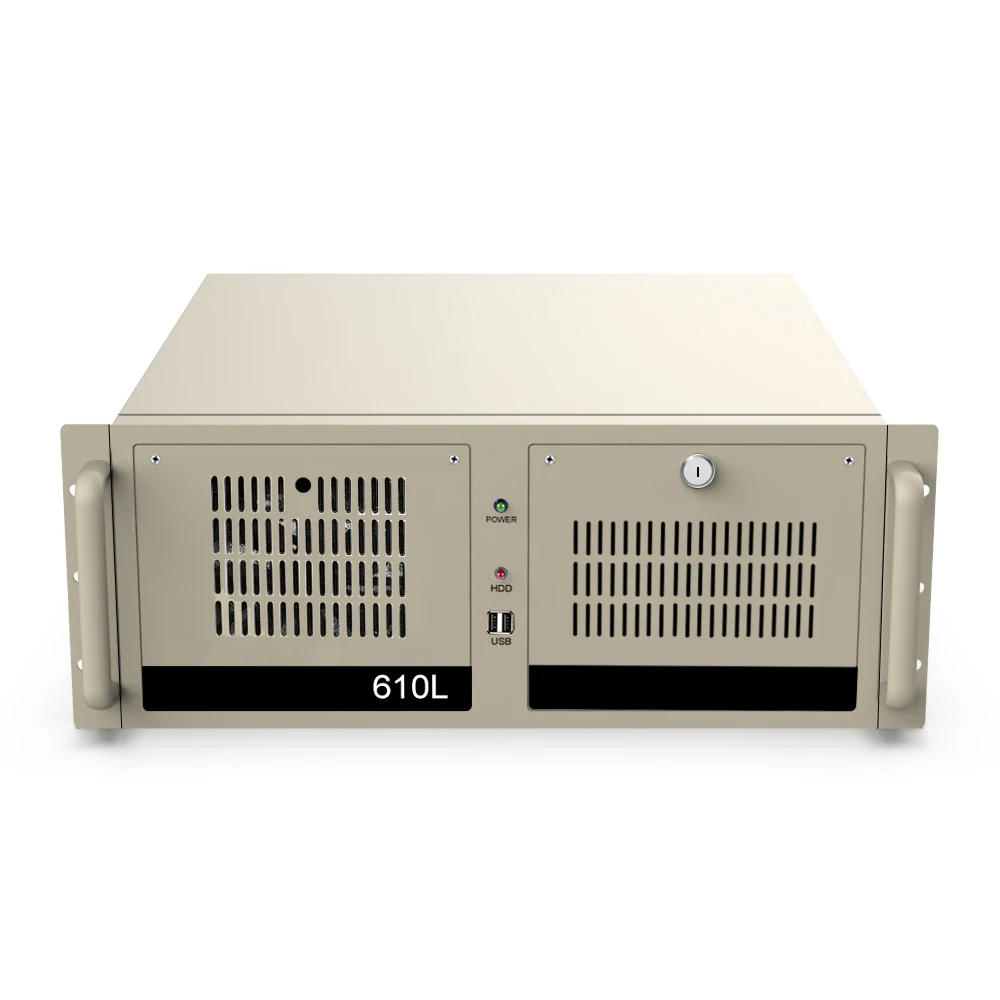4U Industrial Control Chassis IPC610L Industrial Server ATX Motherboard Slot 19 Inch Cabinet
