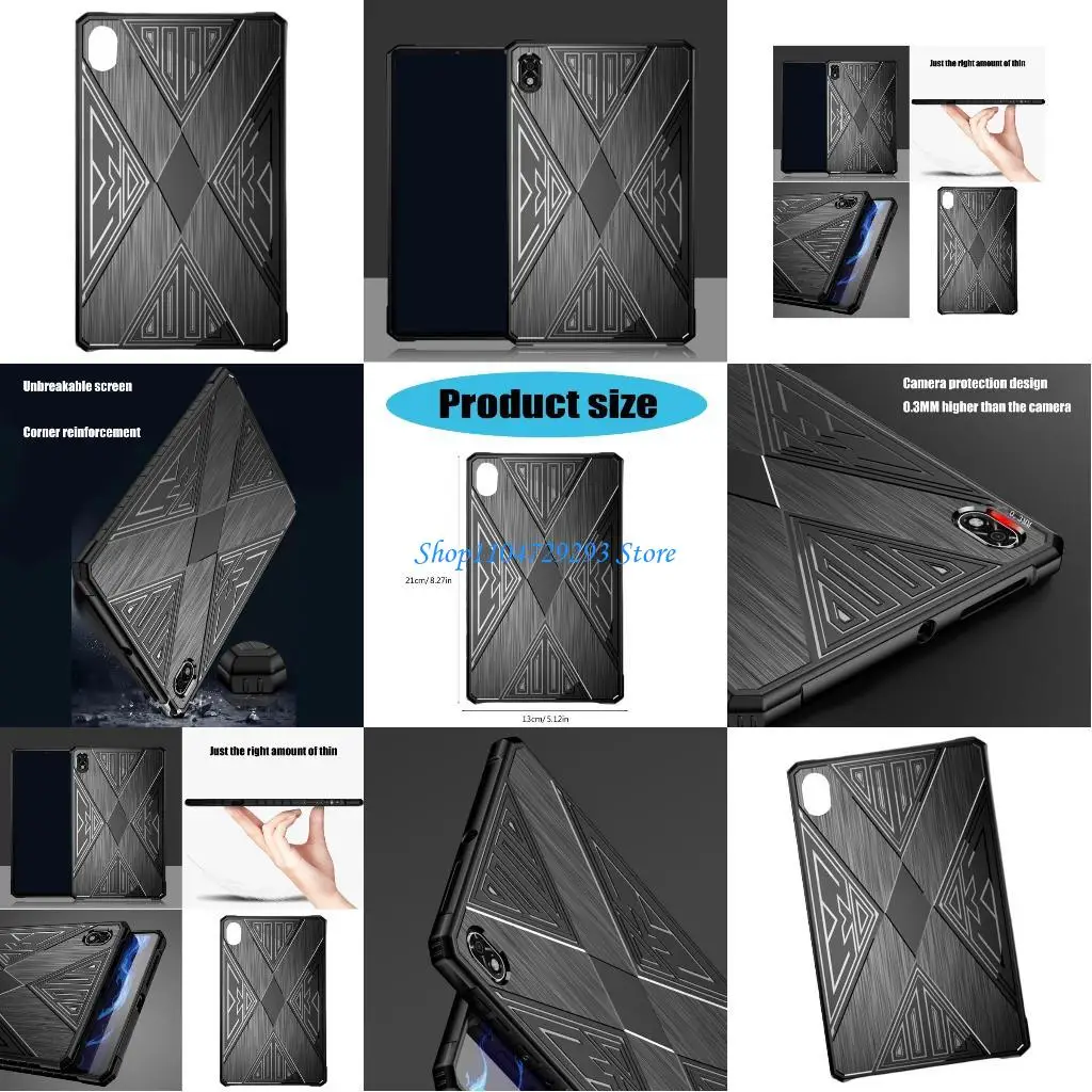 

Y2GD Gaming Tablet Case With Air Padded Corners, Matte AntiFingerprint Surfaces for Legion Y700 Tablet