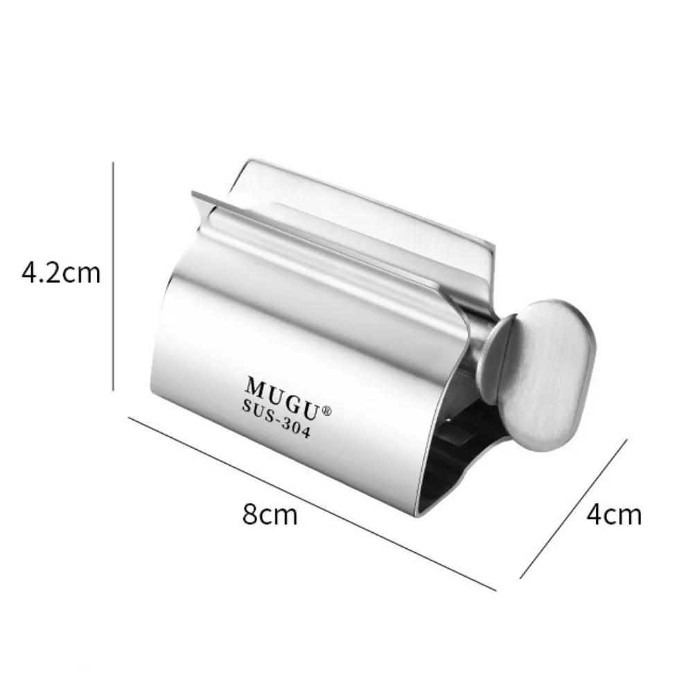 Stainless Steel Toothpaste Tube Squeezer Dispenser Rotary Expressing Roller Cleanser Presser Home Bathroom Accessories