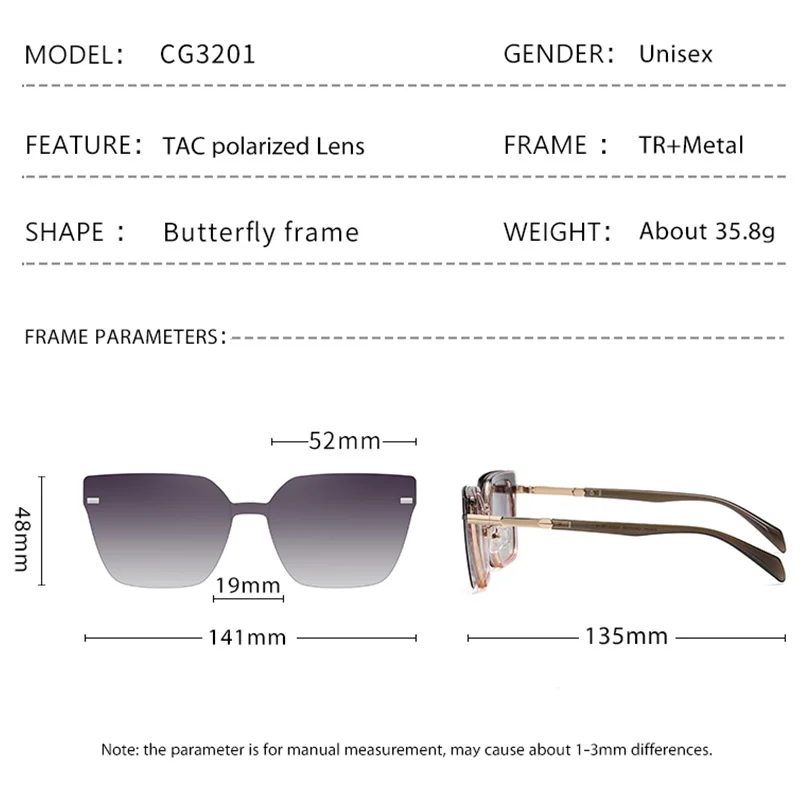 Ceofy Women Cat Eye Glasses Frame Vintage Polarized Sunglasses Optical Brand Designer Optical Prescription Myopia Eyeglasses