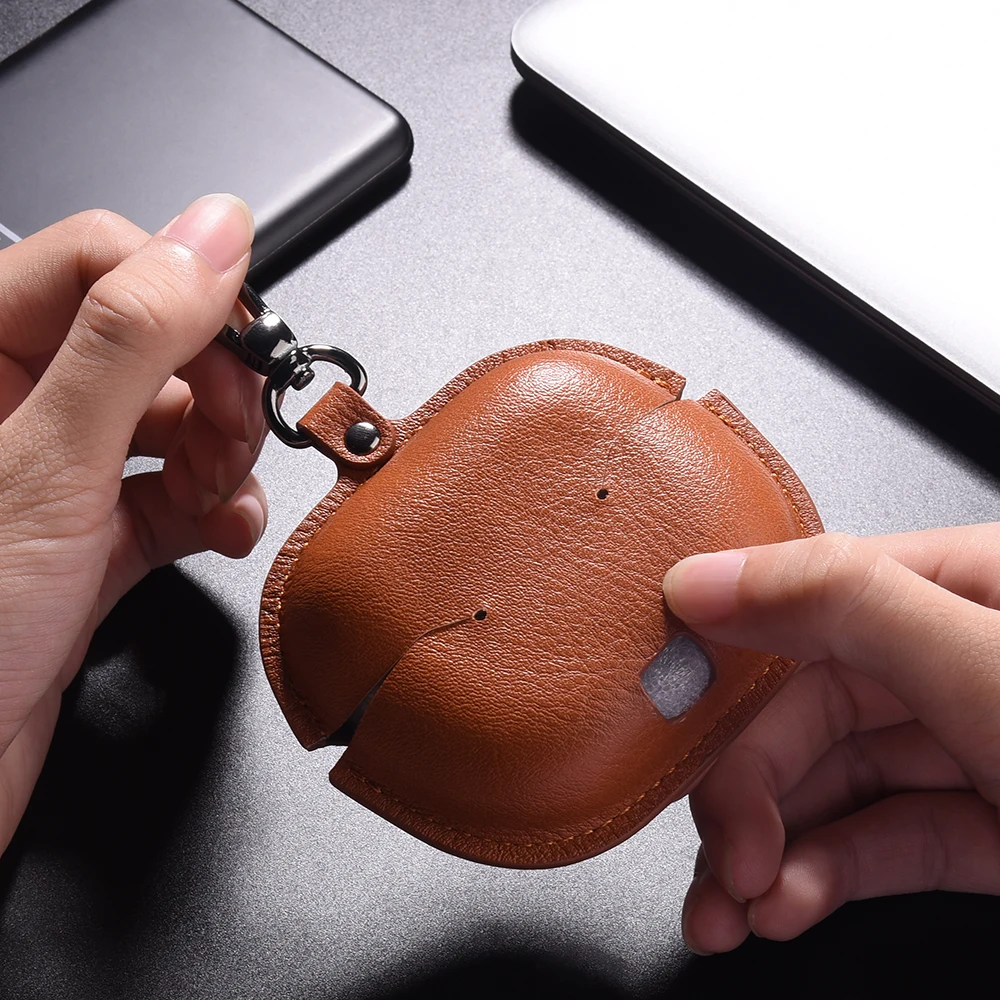 Leather Case for Beats Powerbeats Pro 2 Wireless Earphone Cover Headset Shell Headphone Cover PU Leather Covers for With Hook