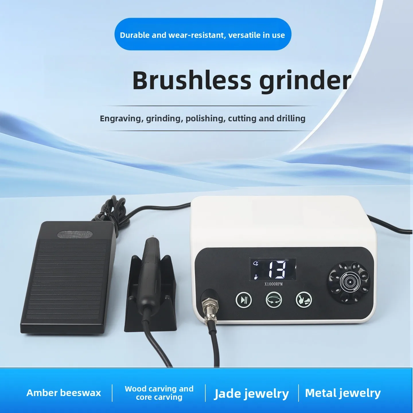 

Brushless Digital Display Micro Grinder – Precision Engraving Machine for Prosthetic Lab, Agate & Jade Carving