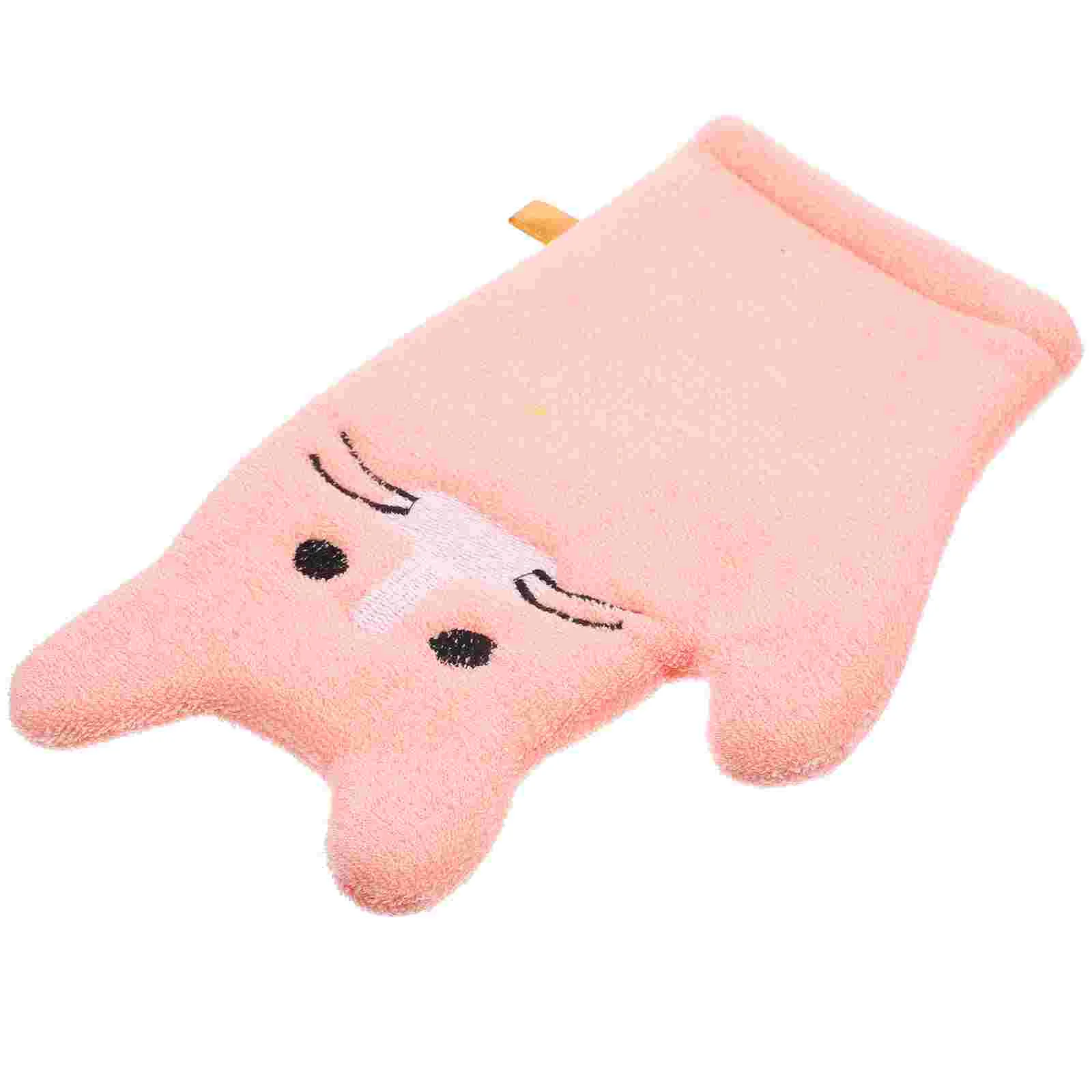 Children's Bath Gloves Kids Mitt Bathing Baby Towel Body Scrub Lovely Shower Supply Microfiber Towels for