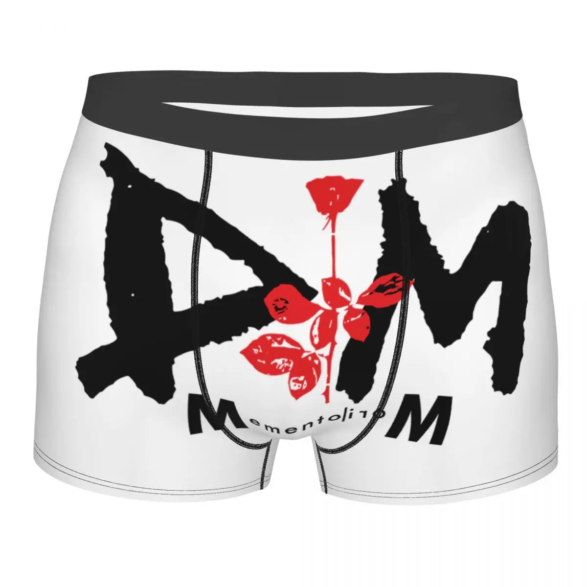 Custom Depeche Cool Mode Electronic Rock Underwear Men Stretch Boxer Briefs Shorts Panties Soft Underpants For Homme