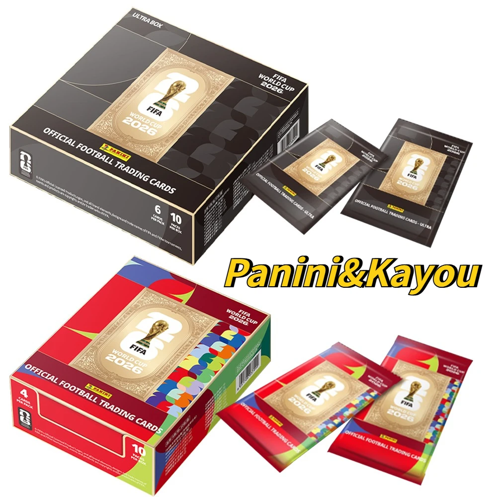 

KAYOU&Panini 2026 FIFA World Cup Official Football Cards Football Players Collection Cards Fans Gift Toys