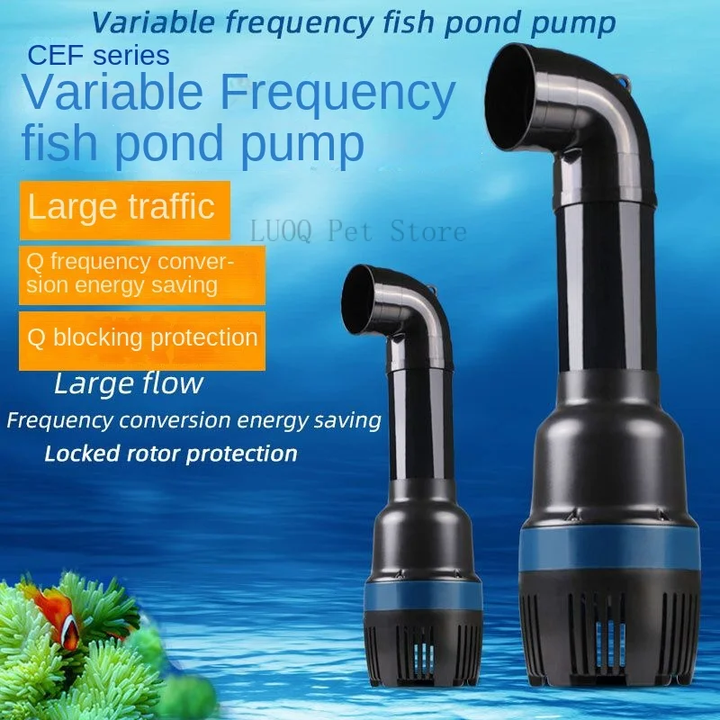 

CEF-16000A Large flow fish pond water pump circulating filter pump frequency conversion submersible fish pond pumping pipe pump