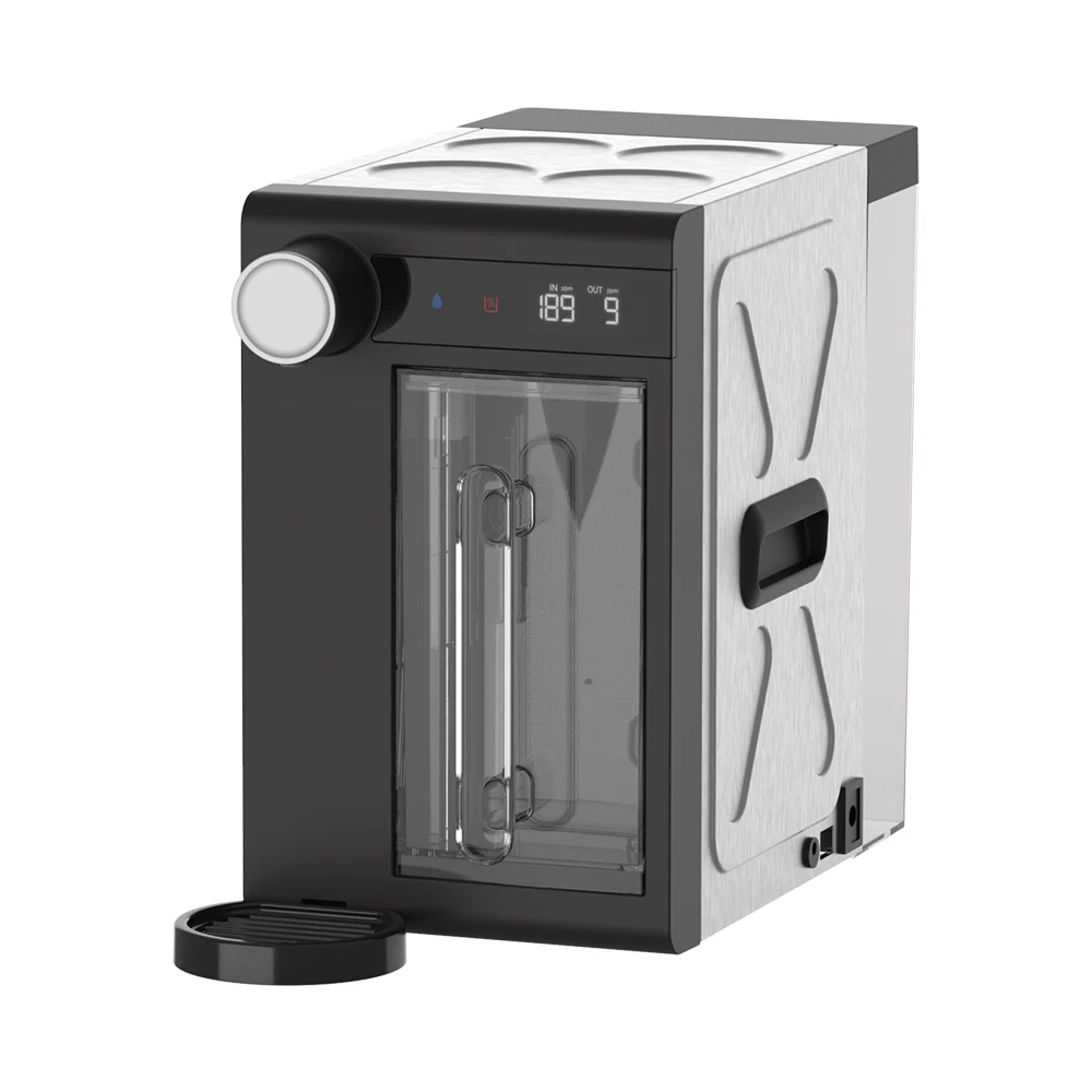 

Новый портативный настольный фильтр для воды обратного осмоса 100 GPD 2024 года с диспенсером и фильтром для кемпинга на открытом воздухе