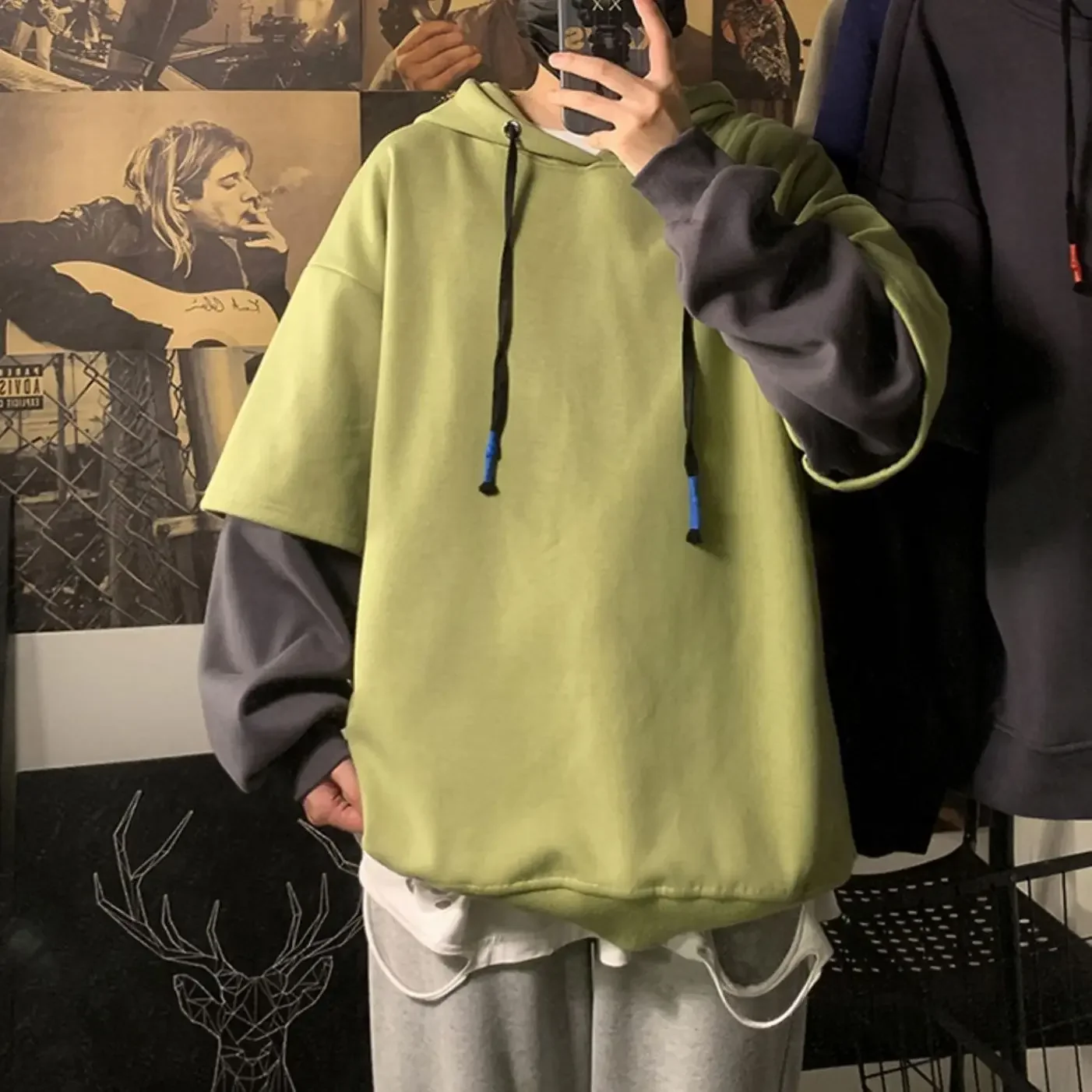 Green Hoodies