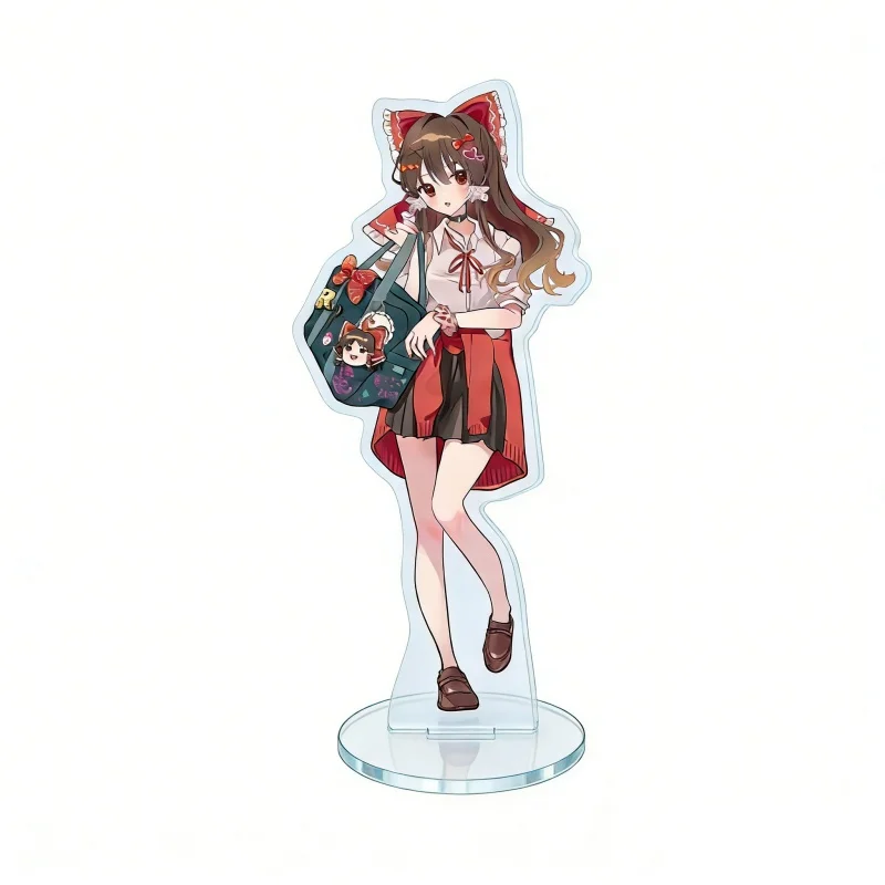Game Touhou Project Anime Reimu Hakurei Marisa Kirisame Acrylic Figure Stand Model Plate Desk Decor Standing Sign Keychain
