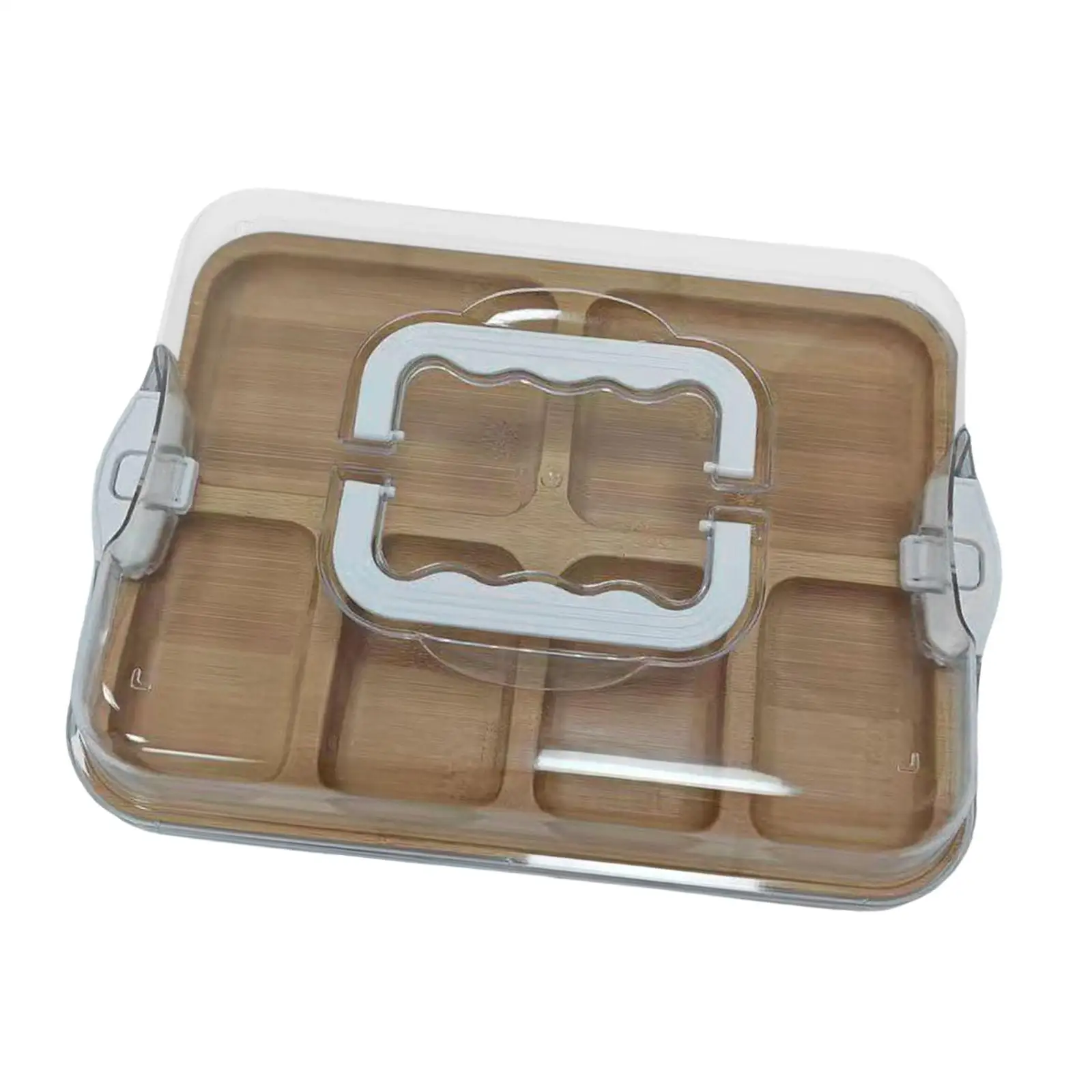 

Bamboo Charcuterie Board with Lid Handle for Bridal Shower Home Mother's Day