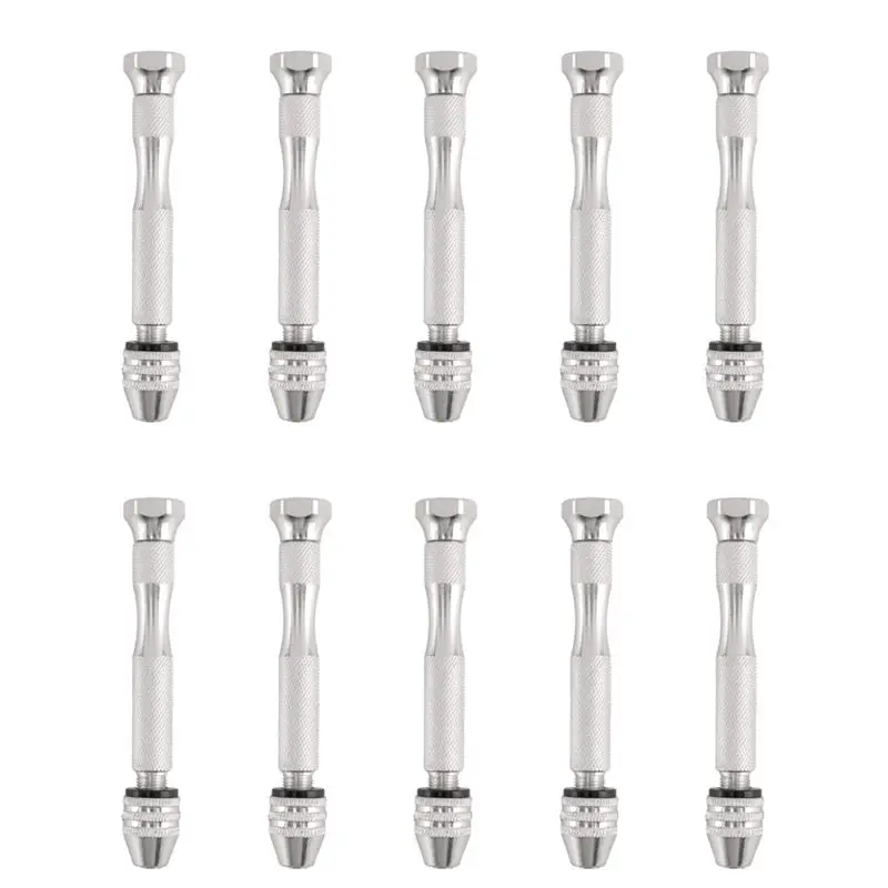 A36T-10X Aluminum Alloy Rotary Pin Vise Screwdriver Hand Drill Chuck Watch Repair Tool Watchmaker