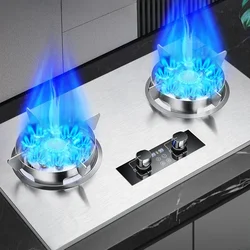 gas cooker household new  double stoves natural gas liquefied gas embedded fierce fire stove