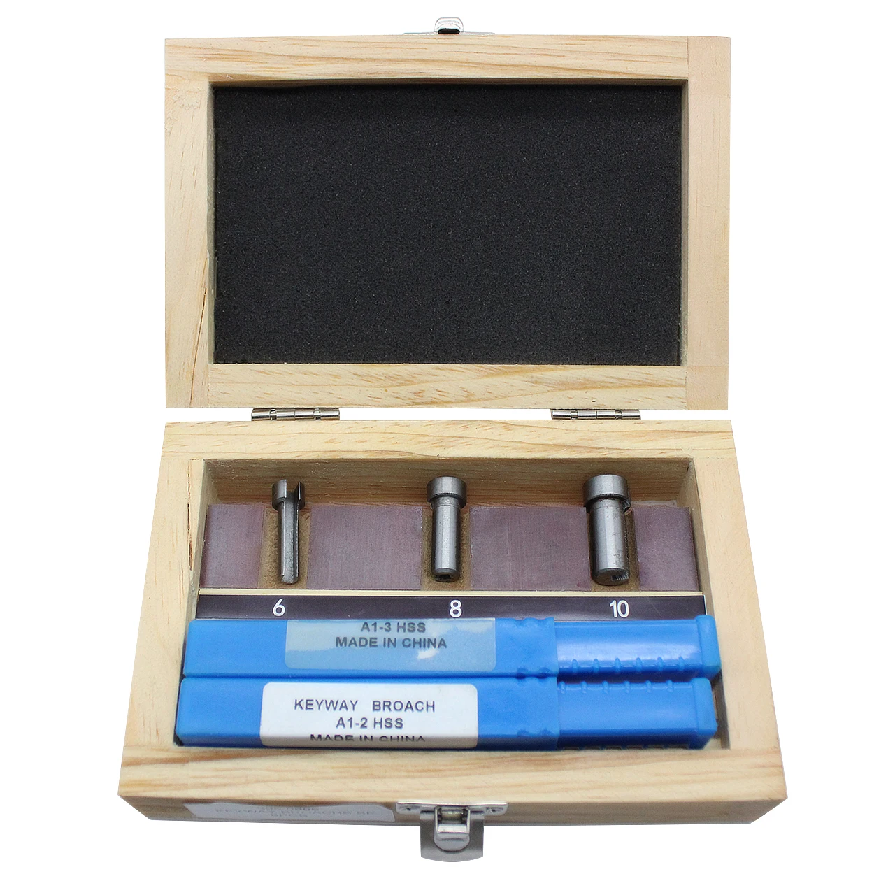 

Набор протяжки для шпоночного паза из быстрорежущей стали, размер метрической, 6 шт., 2 мм, 3 мм, протяжки 6/8/10, втулки с воротником и прокладками, режущие инструменты с ЧПУ