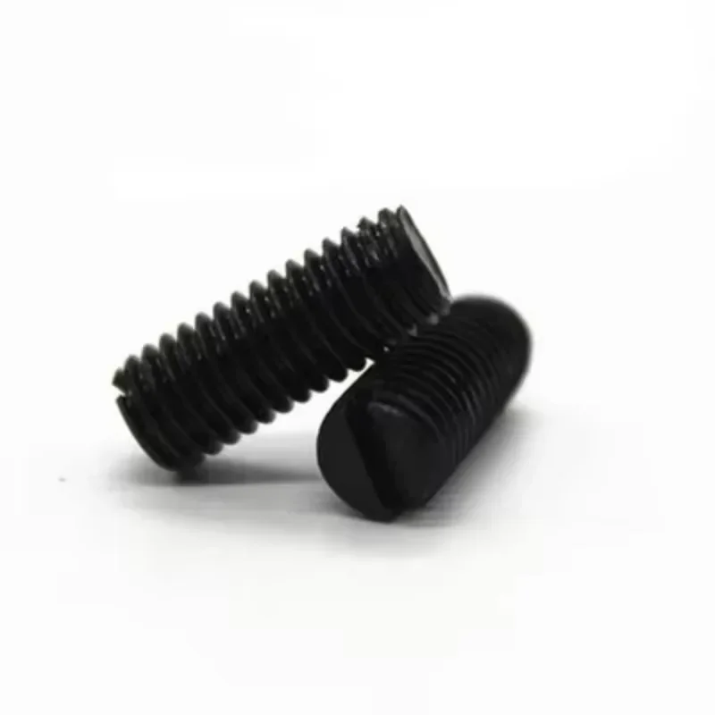 

LUZcnXOw 30 шт. M1.6 установочные винты с прорезями из углеродистой стали, плоский установочный болт безвинтовой болты, машинные болты, длина 3 мм-6 мм