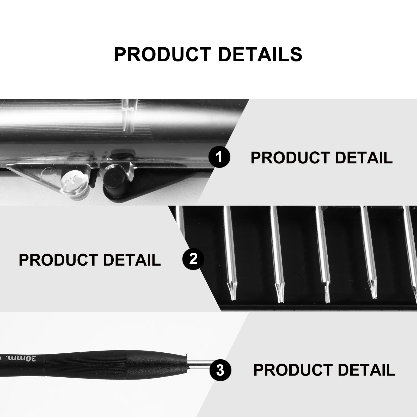 

16 pcs Precision Durable Steel Watch Repair Tools Portable Household Household Durable Screwdriver Non Slip Swivel