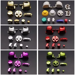 Full Set Chrome Buttons For Gamecube NGC Controller ABXY Z D-Pad L R Trigger Button Mod Kit