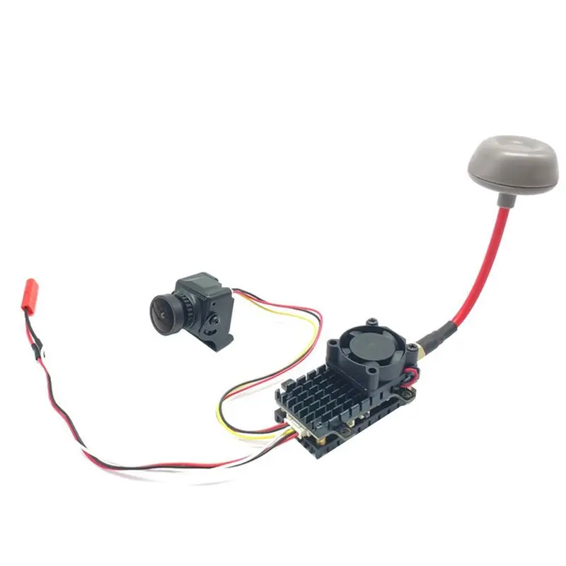 

Well Made-5.8Ghz 2W FPV VTX Transmitter+CMOS 1200TVL Cam+FPV Antenna 2000MW 48CH Audio Video Transmitter For FPV Long Range Dron