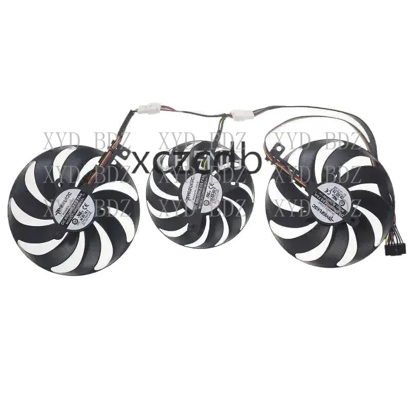 DB PLD09210B12H PLD08010B12HH ventilator voor ASUS TUF Gaming X3 Radeon RX 5700 O8G EVO GAMING