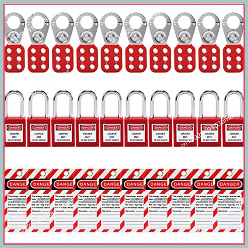 N94R Ckout Tagout Locks Set -Lock Out Tag Out Safetypadlocks Set For Electrical Lock Out Tag Out Station