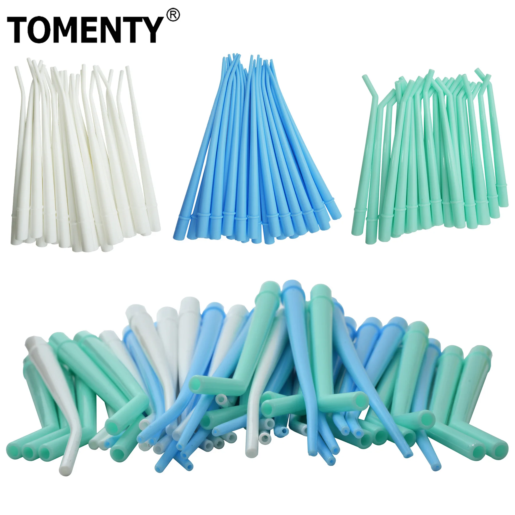 

25pcs Dental Disposable Saliva Ejector Dental Low Volume Suction Tips Aspirator Tube Spray Nozzles Dentistry Clinic Dentist Tool