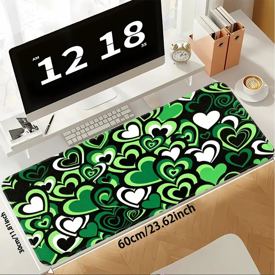 Colorful Heart Anti slip Mouse Pad Keyboard Mouse Pad Desk accessories office Pad Computer Laptop Pad Game Console Pad