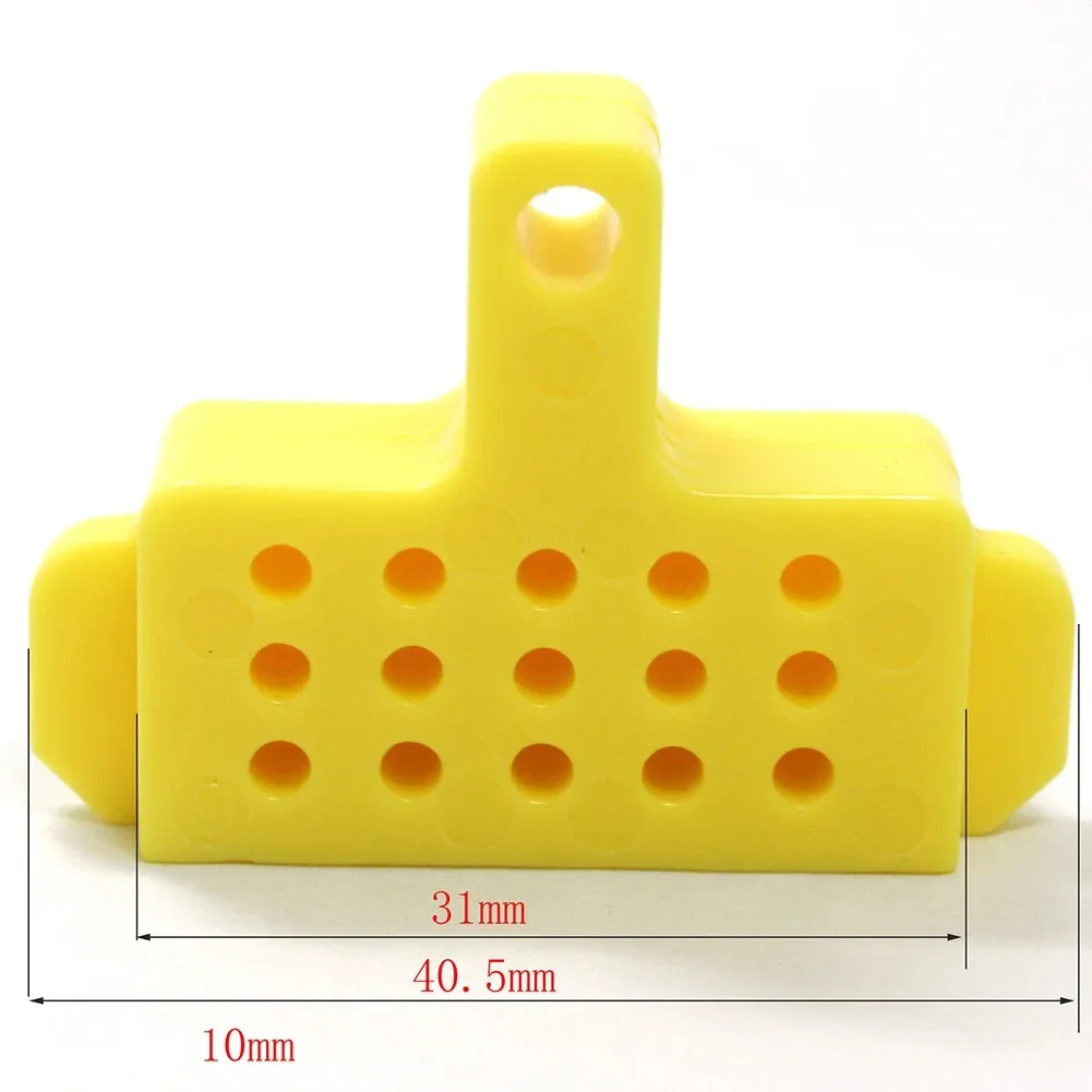 Bicycle Disc Brake Bleeding Spacer Plastic Yellow For-Shimano XTR XT SLX RS405 RS505 M8172 M7120 Bike Accessories