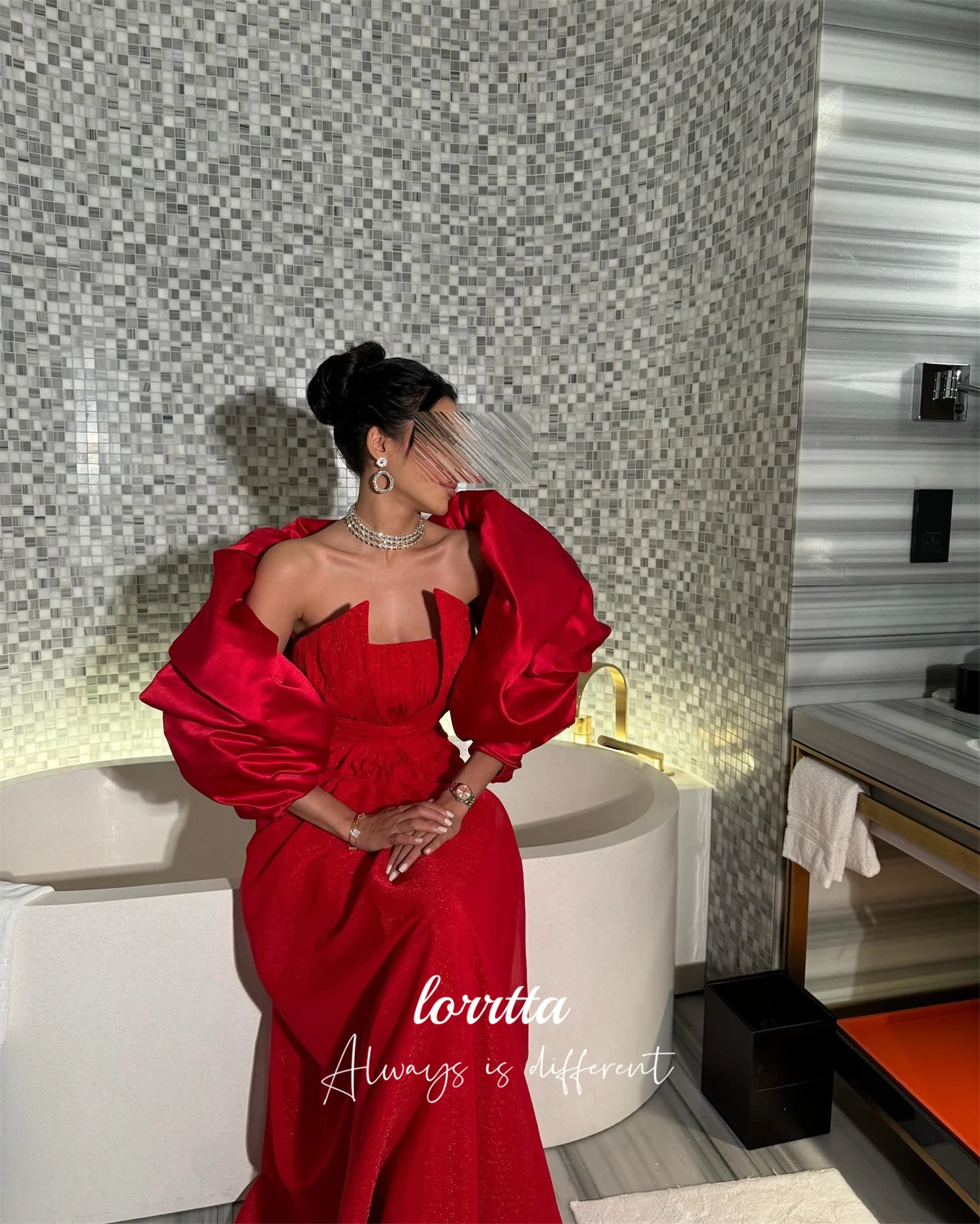 Loretta Aangepaste feestjurk Luxe galajurk Sharon Happy Evening Dress Vrouw Grace Elegante jurken Nieuw in jurken فسات wwwة