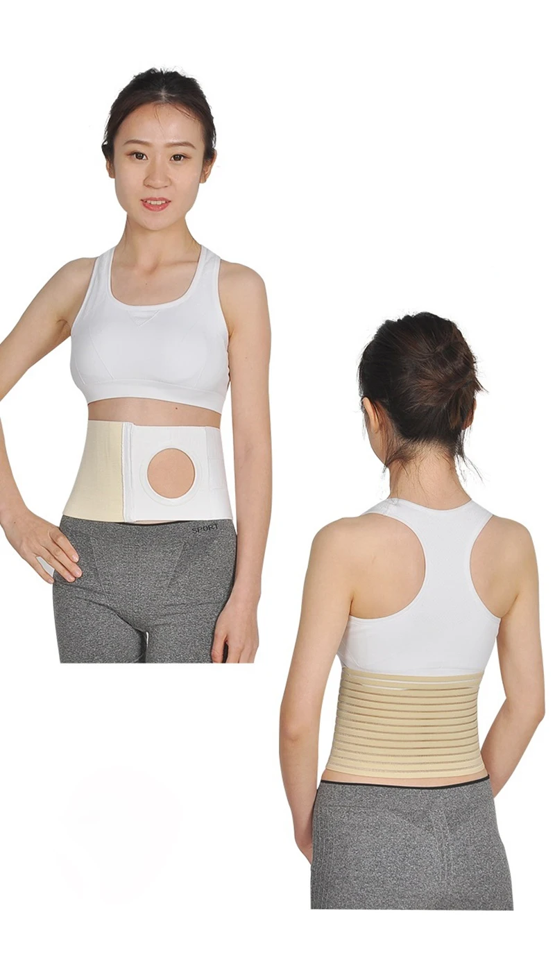 Ostomy Large Belt! Durable and Elastic Colostomy Abdominal Belt for Sports! Fix ostomy bags & avoid Parastomal Hernia~ All Sizes