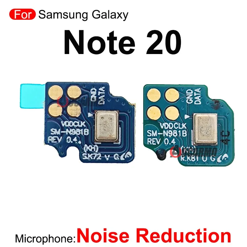 1Pcs For Samsung Galaxy Note 20 Ultra 20+ S20 Plus S20U Noise Reduction Microphone Top Mic Board Replacement Repair Parts