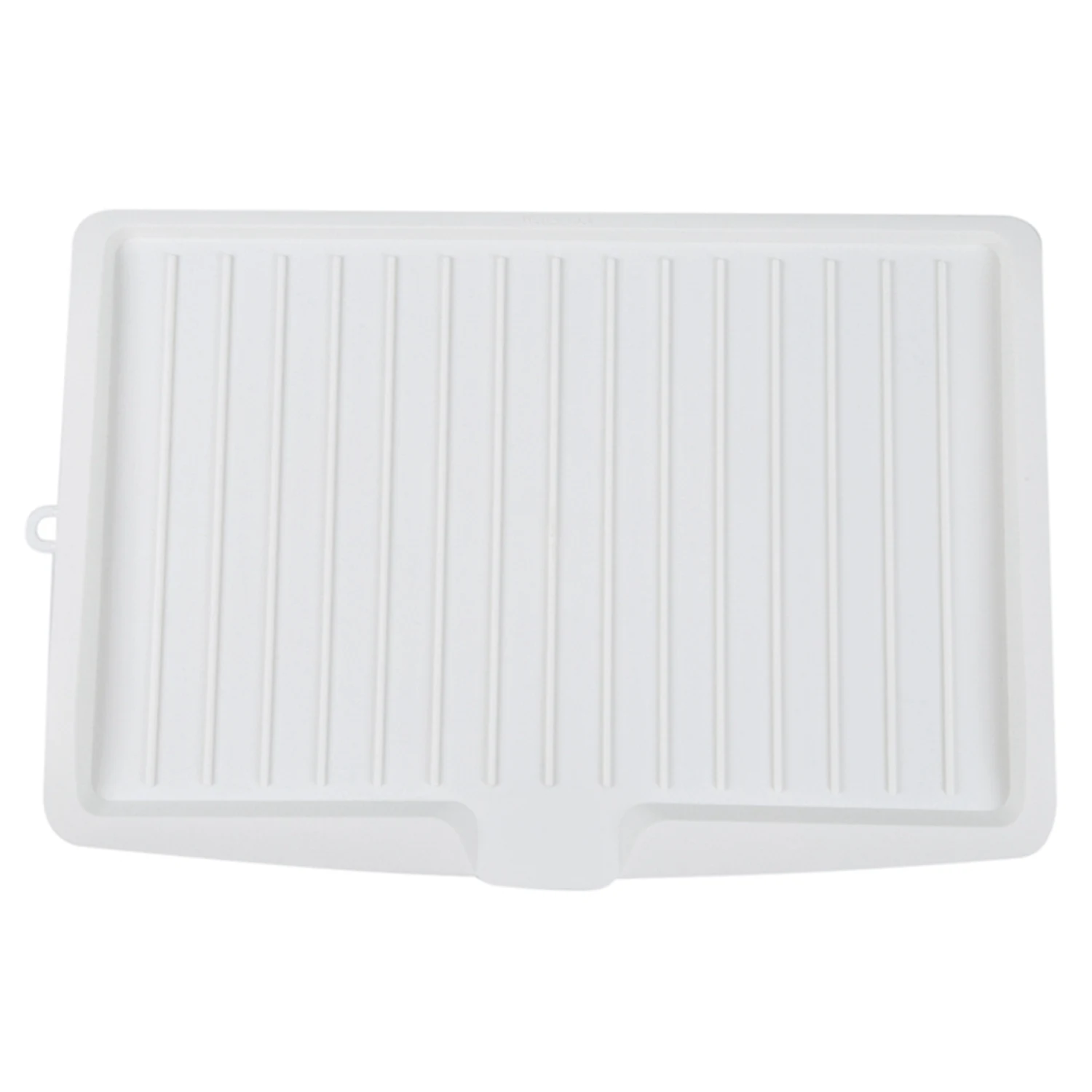 

Plastic Dish Drainer Drip Tray Plate Cutlery Rack Kitchen Sink Rack Holder Large white