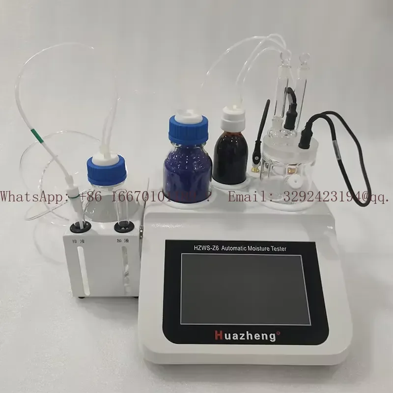Huazheng HZWS-Z6 Automatic Coulomb Method Moisture in Liquids Karl Fischer Titrator