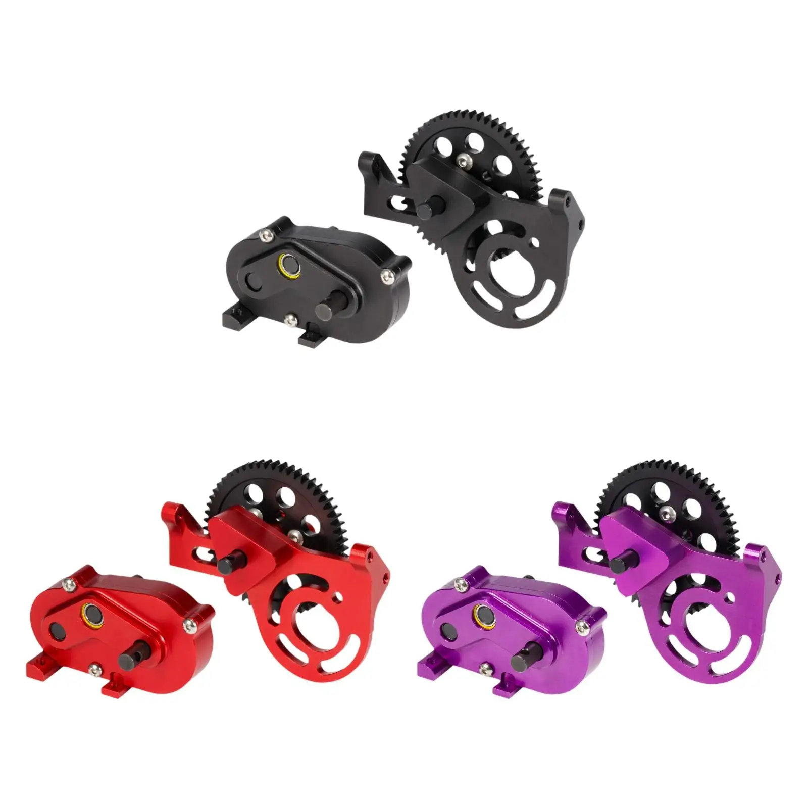

1:10 RC Car RC Gearbox Front Rear Model Accessories Hobby Truck RC Car Replacement RC Car Gearbox Set for Replaces Part