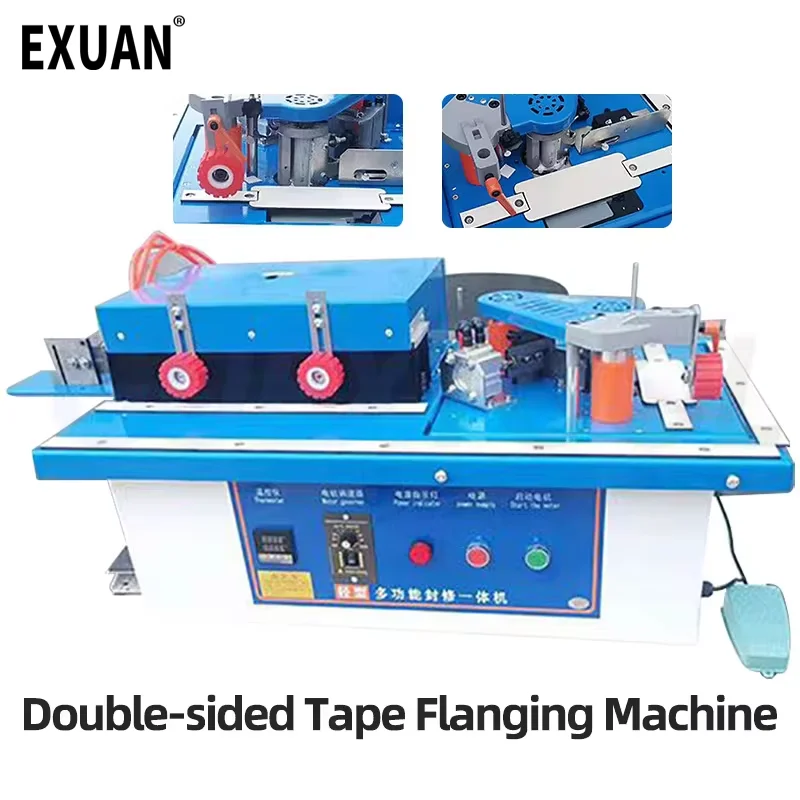 

Double-Sided Tape Flanging Machine Woodworking Flat Edge Banding Machine Small Home Decoration Curved Line Sealing And Repairing