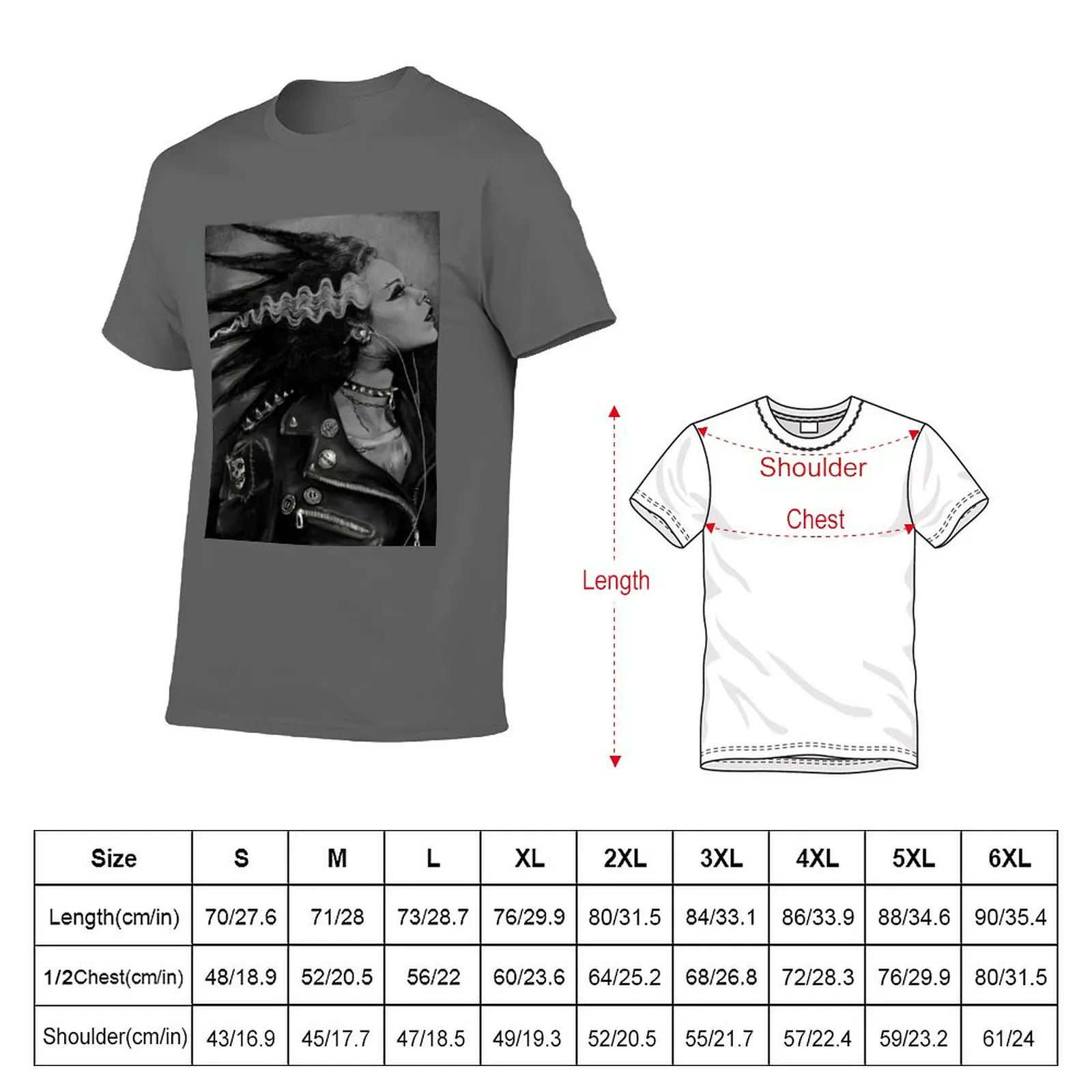 New The Punk Rock Bride T-Shirt tops Short t-shirt t shirt man hippie clothes mens vintage t shirts