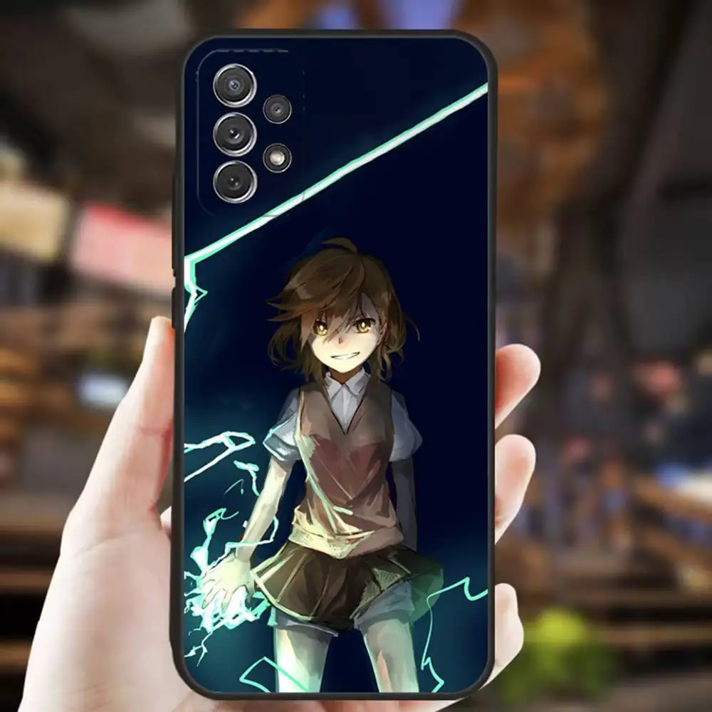 حافظة هاتف ميساكا ميكوتو لهاتف سامسونج S25، S24، S21، S22، S23، S30، Ultra، S20، Plus، Fe، Lite، Note، 10,9,5G غطاء أسود