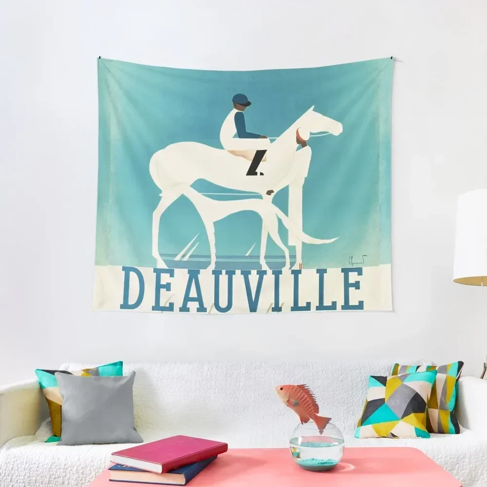 

Art Deco Horse Racing, Greyhound Racing, vintage sport Tapestry Room Decorating Aesthetic Carpet On The Wall Tapestry