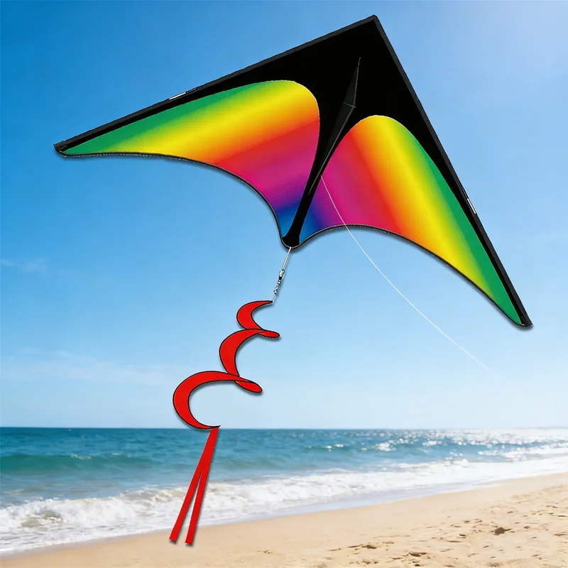 pipas-de-arco-iris-para-adultos-pipas-de-nylon-coloridas-pipa-triangular-jogo-esportivo-ao-ar-livre-fabrica-de-pipas-weifang-linha-de-corda