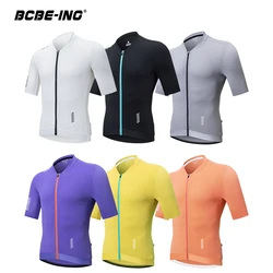 BCBE-ING Men Women Cycling Jersey Short Sleeve Breathable Quick Dry SPF 50 Small Size Cycling Jersey Maillot Ciclismo Hombre
