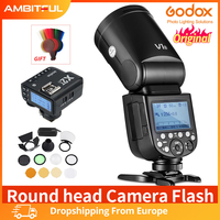 Godox V1 Flash V1C V1N V1S V1F  TTL 1/8000s HSS Speedlite Flash with X2T-C/N/S/F Trigger for Canon Nikon Sony Fuji 