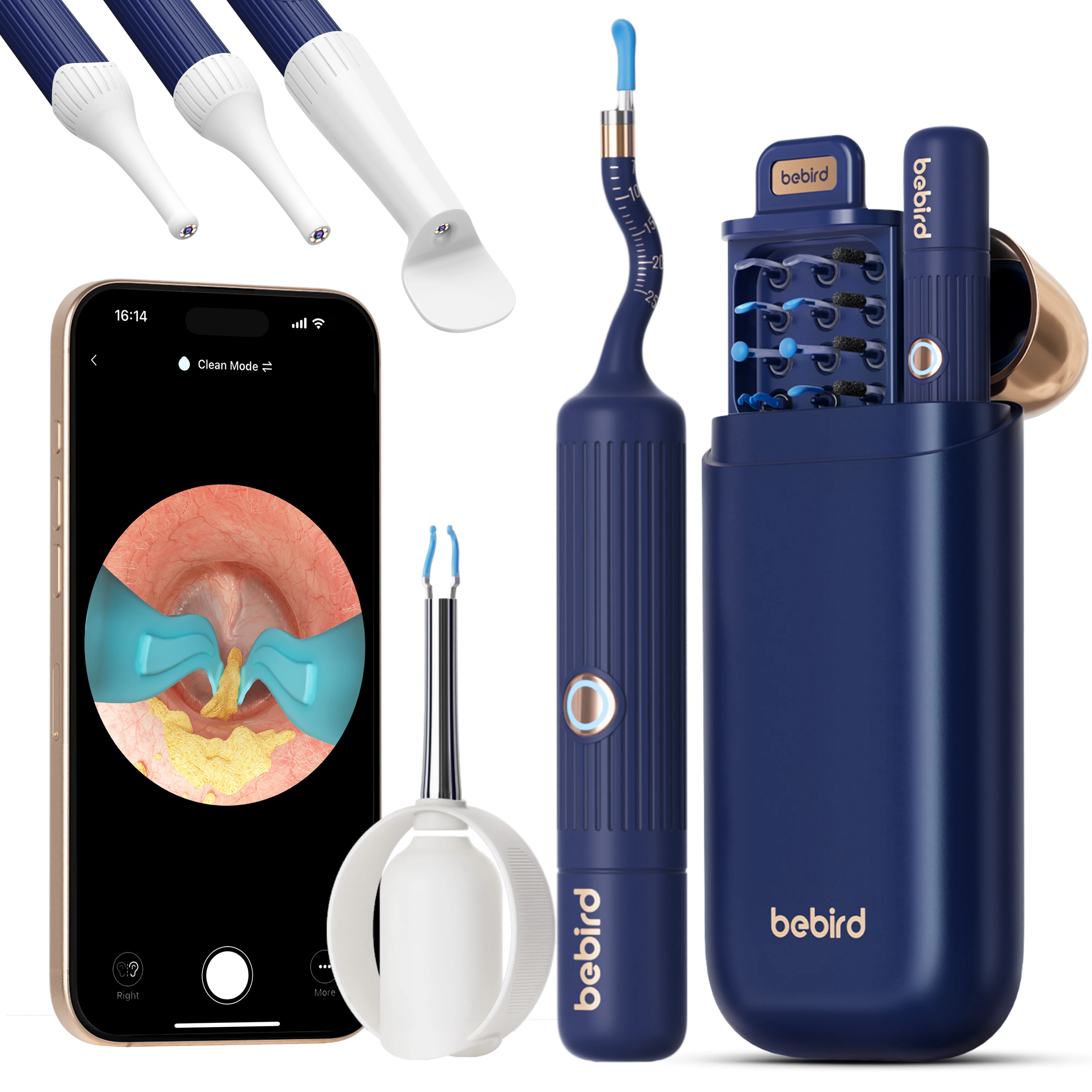 

Hot sell Bebird EarSight Plus Wax Removal Tool Ear Canal Cleaner Camera Smart Visual Wax Remove Kits for Daily Cleaning Ear