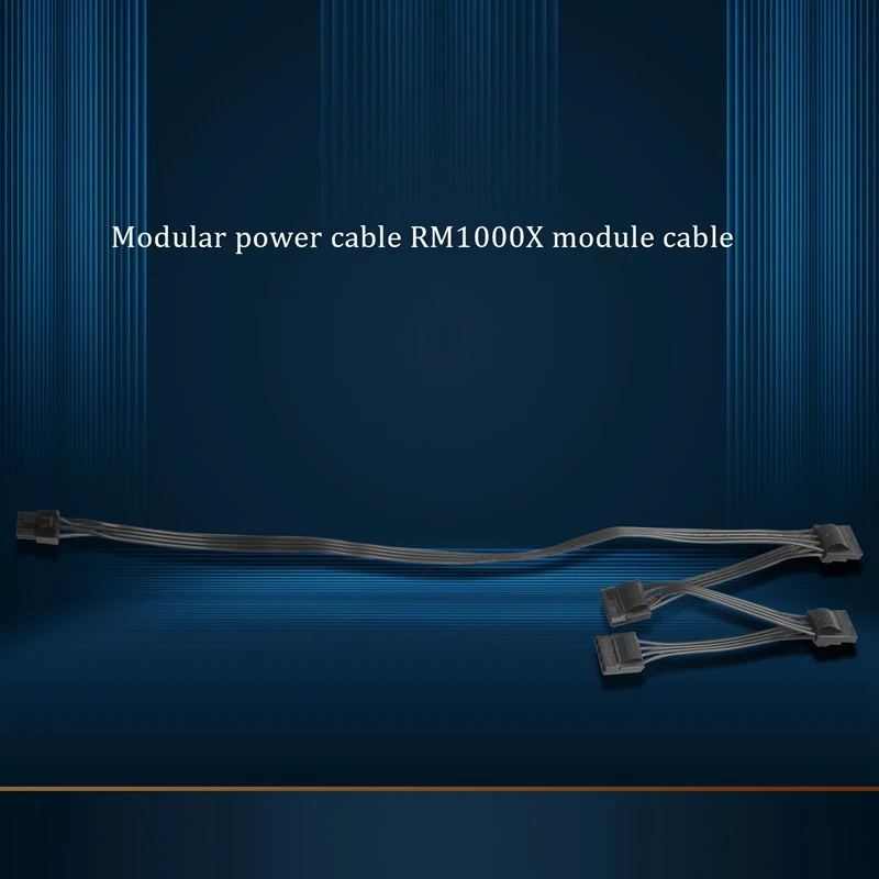 IDE 4Pin Modular Power Supply Cable For Corsair RM1000X RM550X 650X 750X 850X 6Pin To 4 IDE Cable