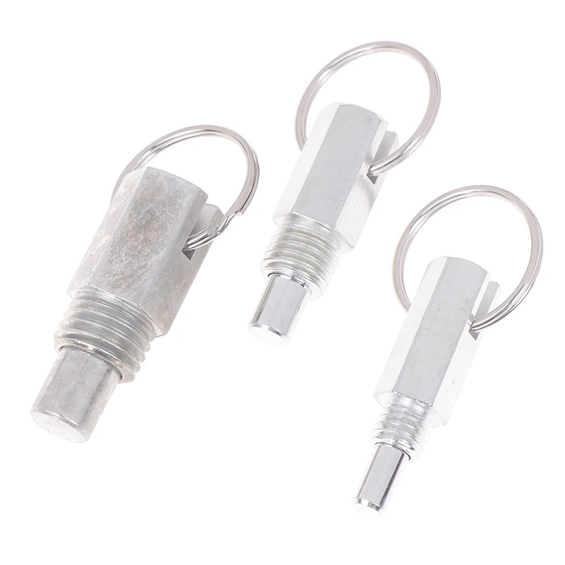 Pull Ring Pin with Spring Pull Buckle Positioning Bolt Limit Pin 8mm for Stage Bracket Easy Lock Mechanism