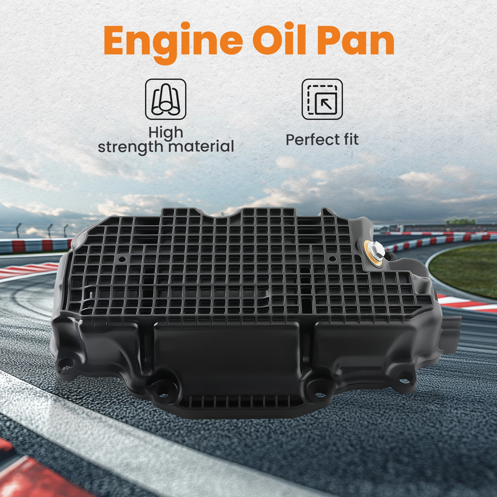 인피니티 Q50 2016-2021 Q60 2017-2021 AWD 11110-5CB2B용 하부 엔진 오일 팬