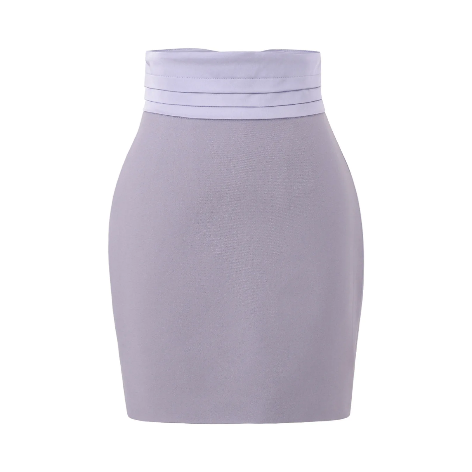 

French Style Elegant One-Step Skirt Half Skirt Women Autumn High Waist Slimming Slit Mid-Length Bodycon Solid Color Skirt CBQH